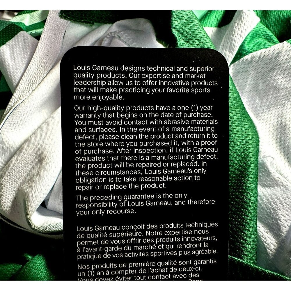 Louis Garneau Mens 2XL Backroads Full Zip Short Sleeve Cycling Jersey Green NEW - Picture 9 of 9